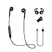 Bluetooth Running Headphones, Wireless V4.1 Sports Sweatproof Earphones Noise Cancelling Earbuds for Gym Built-in Mic Compatible iPhone X/8/7/6, Samsung S9/S8 Note 8/7 and Android Smartphones (Black)