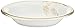 Wedgwood Vera Wang Vera Lace Gold 9-3/4-Inch Oval Open Vegetable