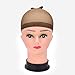 EBOOT 12 Pack Nylon Wig Caps for Women and Men (Natural Beige, Light Brown and Dark Brown)