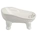 Home Basics French Provincial Paris 4 Piece Bath Bathroom Accessory Set (White)