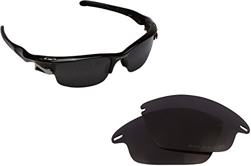 New SEEK OPTICS Replacement Lenses Oakley FAST JACKET - Polarized Black