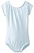 Little Girl’s Short Sleeve Scoop Neck Ballet One Piece Leotard Dancewear (Pink)