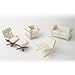 Mid Century Modern Design Miniature 1/12 Grand Confort Le Corbusier Armchair-white