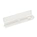 Eunion Toothbrush Holder Toothbrush Case, Plastic Toothbrush Holder for Travel-Clear White 2 Pack