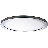 Maxim Lighting 58714WTSN Wafer - 20W 1 LED Round Flush Mount-0.5 Inches Tall and 9 Inches Wide, Finish Color: Satin Nickel