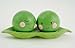 Peas in a Pod Green Ceramic Magnetic Salt and Pepper Shakers 3 Piece Gifting Boxed Set