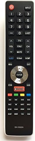 USBRMT New Replacement TV Remote EN-33922A for Hisense LCD LED HDTV EN-33925A EN-33926A 32K20DW 40K366WB 50K610GW 55K610GW
