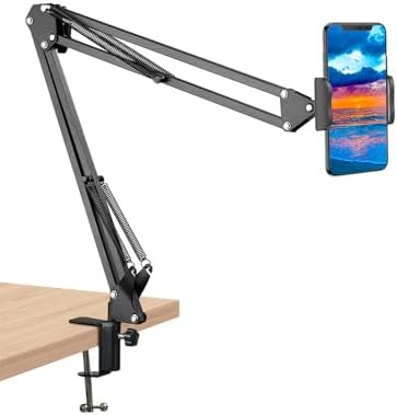 SHAWE Cell Phone Holder, Clip Clamp for Desk, Universal Stand