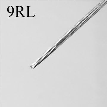 50 Pk Tattoo Needles 9rl Round Liner, Round Shader, Magnum Shader and Flat Shader Needle (1009RL)