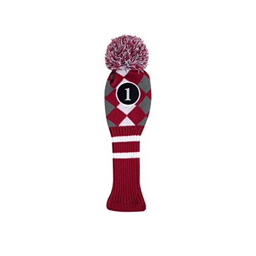 Callaway Unisex Adult Pom Pom Head Covers - Red/Titanium/White N/A