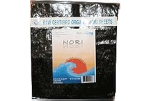Natural Zing Raw Organic Nori Sheets, 50 sheets/pk
