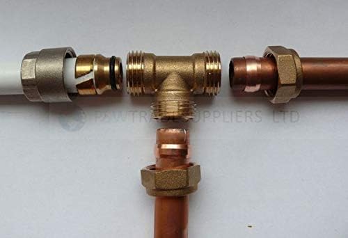 Wärmer System Adapter 16mm Pipe x 15mm Compression Fittings (5), Silver, 0.5 inch - Image 4