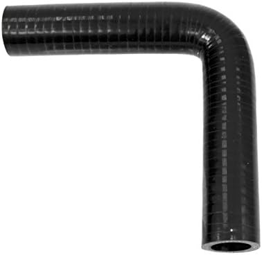 Ramair Filters RSE9016BK 4-Ply High Quality Silicone Elbow, 90 Degree Bend, 16 mm ID, Black