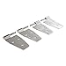 Smittybilt 7441 Door Hinges, Set of 4-Stainless Steel
