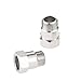 Aupoko Straight O2 Oxygen Sensor Spacers, Oxygen O2 Check Engine Light CEL Fix Isolator, Universal Thread M18 x 1.5mm, Made by Premium Stainless Steel, 32mm (1-1/4Inch) Extension, 2 Packs