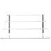 12-Inch W by 11.5-Inch D Clear Acrylic Shelf & Metal Cupcake Stand / 4-Tier Display Riser Rack