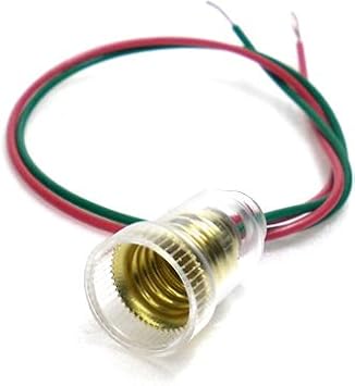 豆電球ソケット 口金e10用 透明