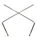 Large Solid Copper Dowsing Rods With Handles. For Divining Wells, Water Lines, Ghost Equipment, Underground Wires, Gold Prospecting and Mining. By Vx Investments, With Written Instructions.
