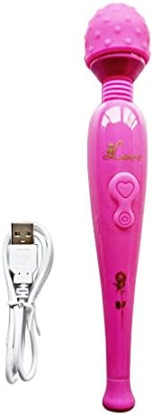 qingqingR- High Frequency Waterproof Vibrating Massaging Magic Stick Rotate Head G Spot Stimulating Women Adult Flirting Sex Toy