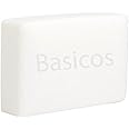 BASICOS 8Pack Bar Soap Set – Mild for Skin – 4 Random Scents: Exfoliating, White, Pink, Refreshing, Shea – 2 Bars Each (3.17oz) – Plus 1 Loofah Sponge
