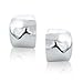 Geometric Hammered Dome Half Hoop Clip On Earrings For Women Non Pierced Ears Polished Silver Plated Brass