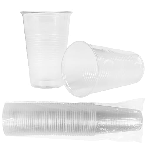 HEKU 30430 - 50 Bicchieri in plastica, trasparente, 0,5L