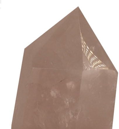 Rose Quartz Wand Single Terminated 6-Sided 5 Inch