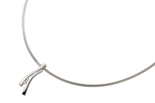 FOSSIL Damen Silber Collier 925 Sterling Silber 43 cm JF11982040