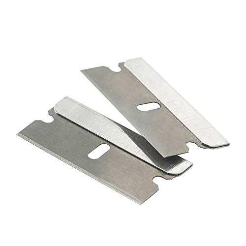 Bates Single Edge Razor Blade, 50 pc, Scraper Blades, Flat Razor Blade, One Edge, Single Sided