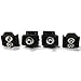 Black Hood Latch Rubber Catch Release Kit Fits 2007-2016 Jeep Wrangler TJ Includes Both Hood Catches G014JP