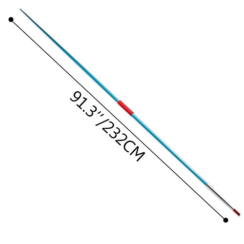 Happibuy High School Girls Premium Quality Track & Field Javelin (Blue, 60m/800gm)