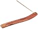 Incense Garden Wooden Incense Holder for Sticks with Inlays of Brass 10 inches Long Assorted Styles