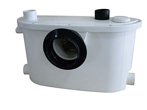 Macerator Pump HOMAC Upgraded! 400 Watt 4 in 1 Toilet Shower Sink Waste Water Sanitary Macerator Pump