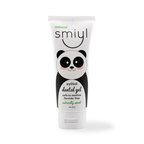 Smiyl Xylitol Dental Gel for Babies and Toddlers, All-Natural Fluoride-Free Too…