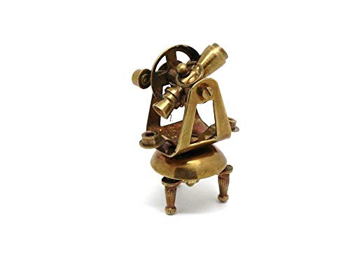 Mahira Nautical Set-Miniature Telescope,Theodolite,Telegraph,Sextant,Compass/Accessorize a Steampunk Outfit A