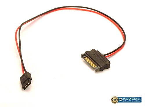 6 Pin Slimline SATA 15 Pin SATA Power Cable