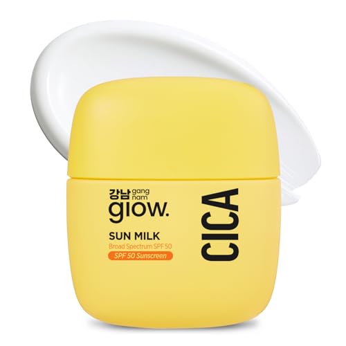GANGNAM GLOW CICA SUN MILK 1.69 floz, Moisturizer with SPF 50 31IuuREfUqL