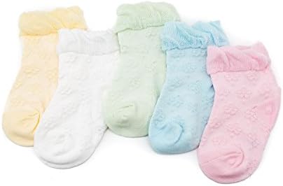 Cute Toddler Baby Socks for Girls and Boys 5 Pairs
