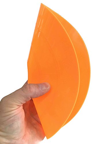 Playscene Training Cones - Set of 6 Multicolored 9" INCH Highly Durable Vinyl Cones (Orange Disks) - Thumbnail 4