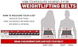 RDX Unisex Adult 4-Inch Arlo Weight Lifting Belt Black X-Large Calf Buffalo view 10