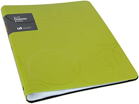 Shuter 40-Pocket A4 Report Covers,80-Page Capacity,Available for Report Sheets,Artworks,Music Sheets,Clippings-Olive Drab