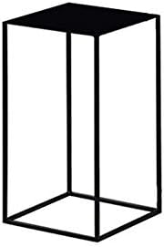 JKL-flower stand Iron Flower Stand, Living Room Bedroom Indoor Flower Pot Floor Stand, Garden Garden Plant Bonsai Decorative Display Stand Size:30 * 30 * 54cm (color : Black, Size : 34 * 34 * 74cm)