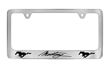 Ford Mustang Logo Chrome License Plate Frame (metal)