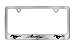 Ford Mustang Logo Chrome License Plate Frame (metal)