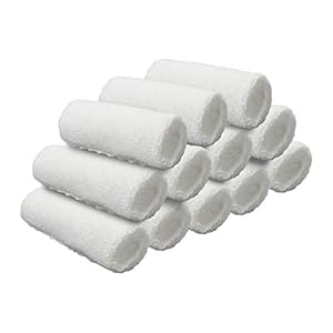 Ezee Multipurpose Microfiber Cleaning Cloth – 8 x 8 inches (White, Pack of 12)