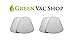 GREENVACSHOP XFF350 Shark Navigator Lift-Away NV350, NV351, NV352, NV355, NV356E, NV357, NV360, NV370, NV391, UV440, UV490, UV540 Foam and Felt Replacement Filter Set, 2 Pack
