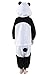 Newcosplay Children Unisex Pajamas Kids Animal Costume Cosplay Sleeping Wear (125, Panda)