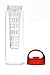 Flexifoil Premium Fruit Infused Clear Water Bottle 800ml - Leak Proof & Shatter-Proof with Built In Carry Handle. BPA Free & Eco-Friendly it is ideal for Yoga, Gym, Fitness, Detox & Healthy Lifestyle.