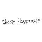 Cape Craftsmen Choose Happiness Cursive 3D Metal Wall Décor in Black Finish - 30"L x 1"D x 5"H