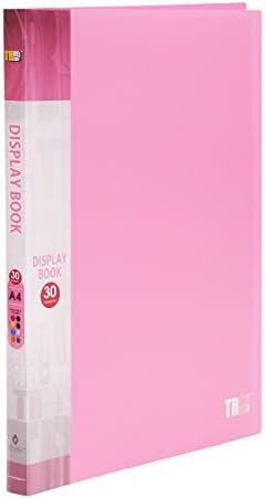 TRUETREND 30 - Pocket Presentation Display Book A4 Size | Multi-Purpose Document Protection – Sheet Music, Reports, Artwork, School Projects and More + [Vibrant colors]
